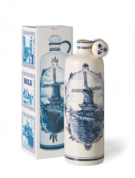 Bols delfsblauw kruik jonge graanjenever 70cl