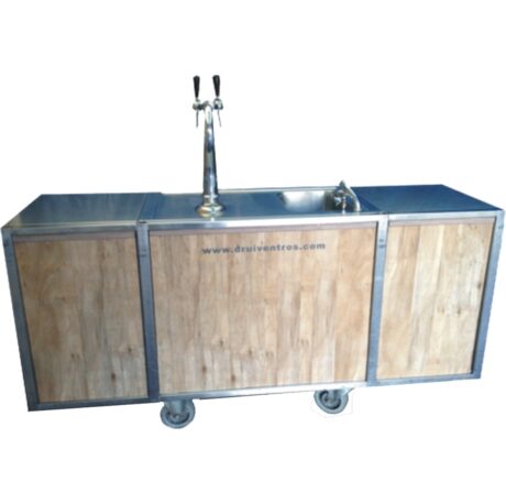 Te huur Mobiele Bar vanaf 25 bierdrinkers 200cm
