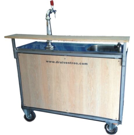 Te huur Mobiele bar vanaf 25 bierdrinkers 120cm