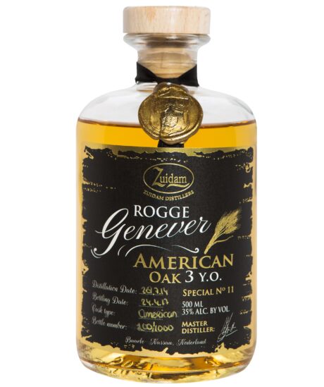 Zuidam Rogge Genever American Oak 3 Y.O.50cl
