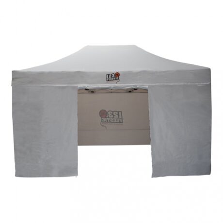 Partytent groot 3m x 4,5m wit