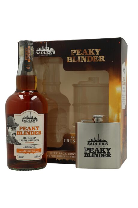 Peaky Blinder blended Irish Whiskey + heupfles