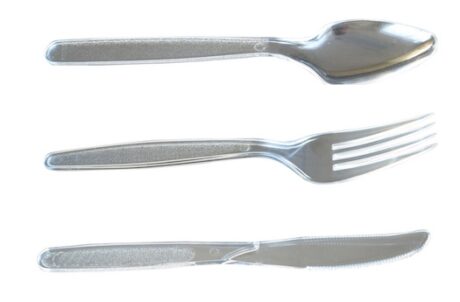 Compleet hardplastic bestek 24 sets