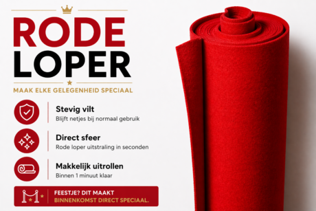 Rode loper 1,2 m breed