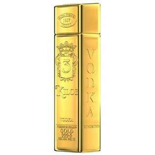 3 Kilos Vodka Gold 999.9 70cl
