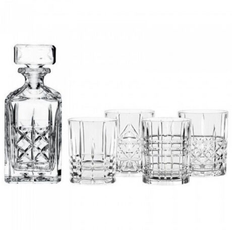 Nachtmann whisky set karaf met glazen 5 delig