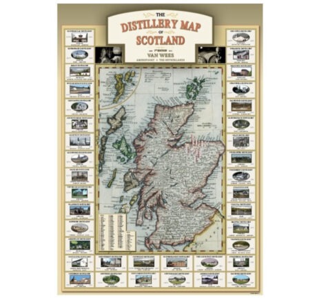Poster malt Whisky Distillery’s of Scotland