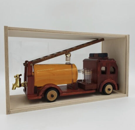 Houten Brandweerwagen met whisky 35cl