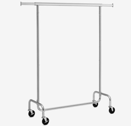 Garderobe / kleding rek + 50 hangers