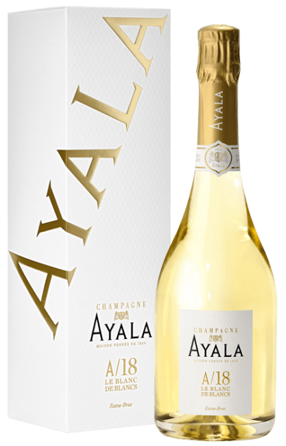 Ayala A/18 Le Blanc de Blancs Extra Brut (in luxe geschenkdoos)