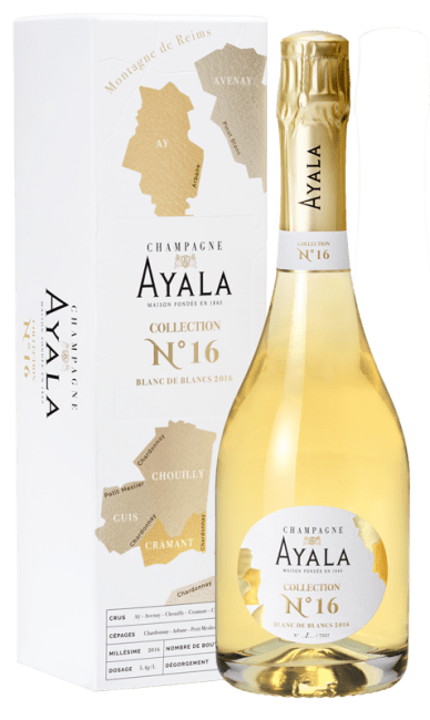 Ayala Collection N° 16 Brut Blanc de Blancs Millésimé in luxe geschenkdoos